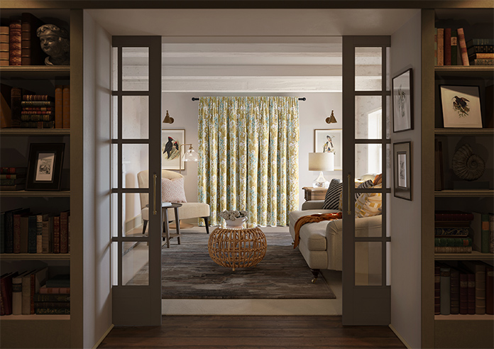 Wisteria, Ochre - Made to Measure Curtains - Image 14